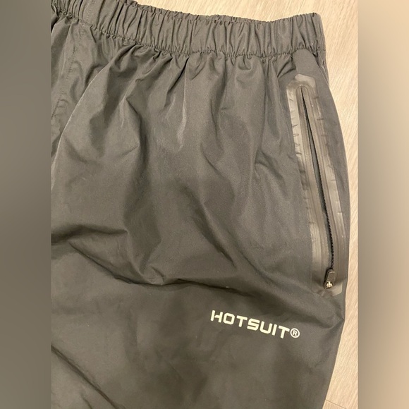 Hot Suit Sauna Suit Pants Mens 4XL Black White Graphic Hotsuit Sweat Jogger - Picture 5 of 8